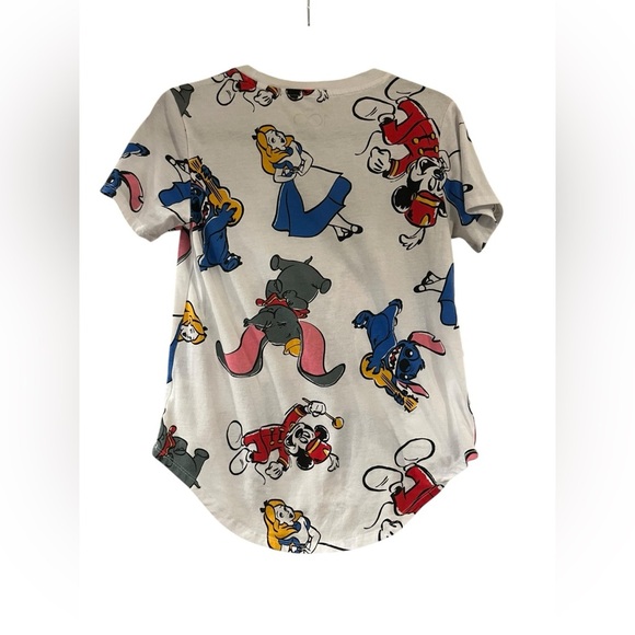 Disney Kids Cartoon Print T-Shirt Girls Size M (7-9) - Picture 4 of 4